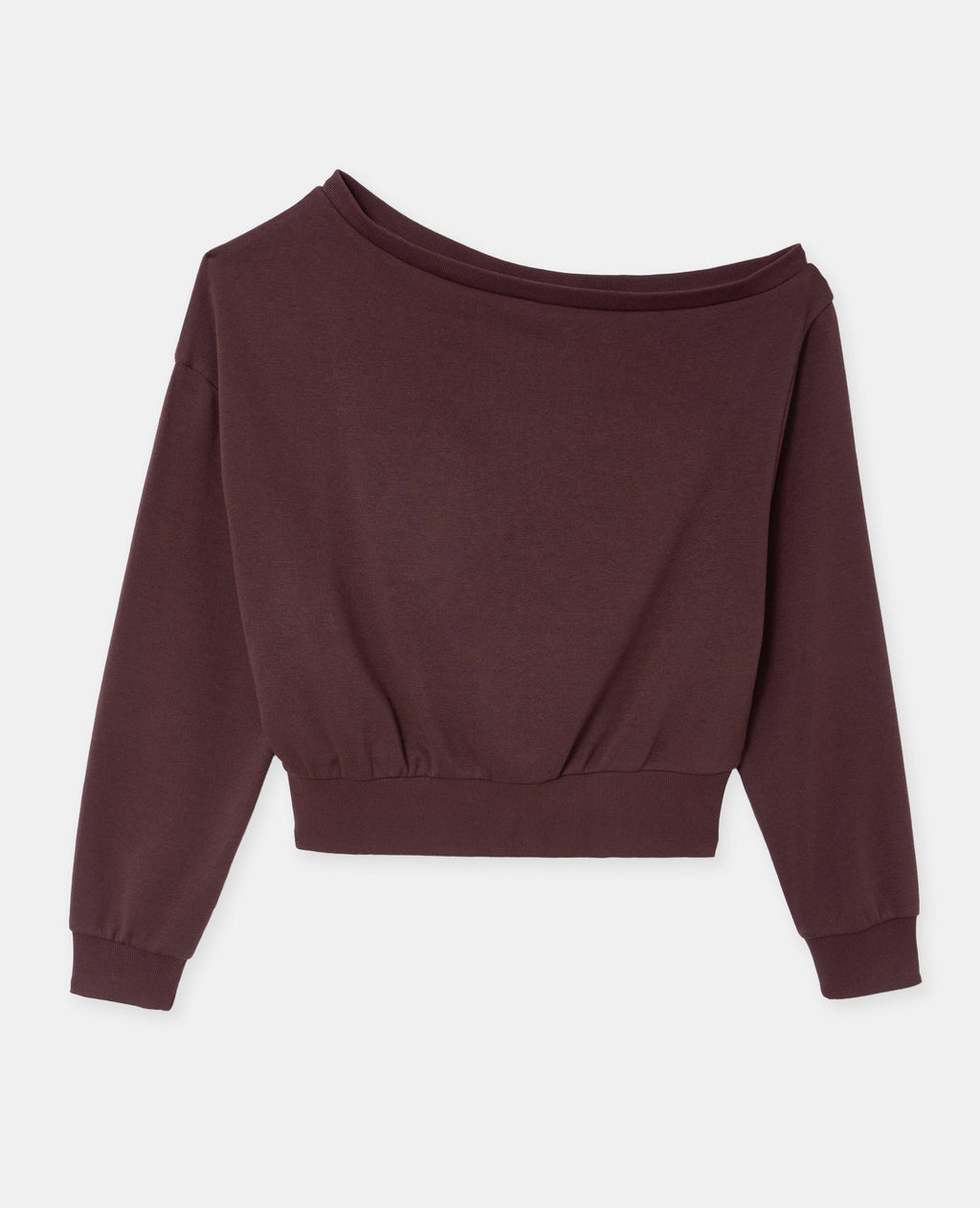 Sweat asymétrique col danseuse
