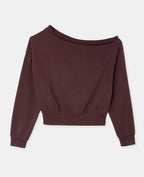 Sweat asymétrique col danseuse