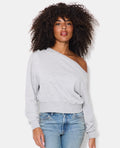 Sweat asymétrique col danseuse