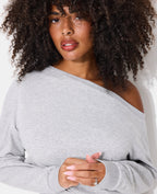 Sweat asymétrique col danseuse