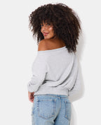 Sweat asymétrique col danseuse