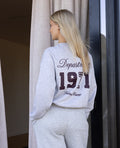 Sweat oversize avec prints et broderies