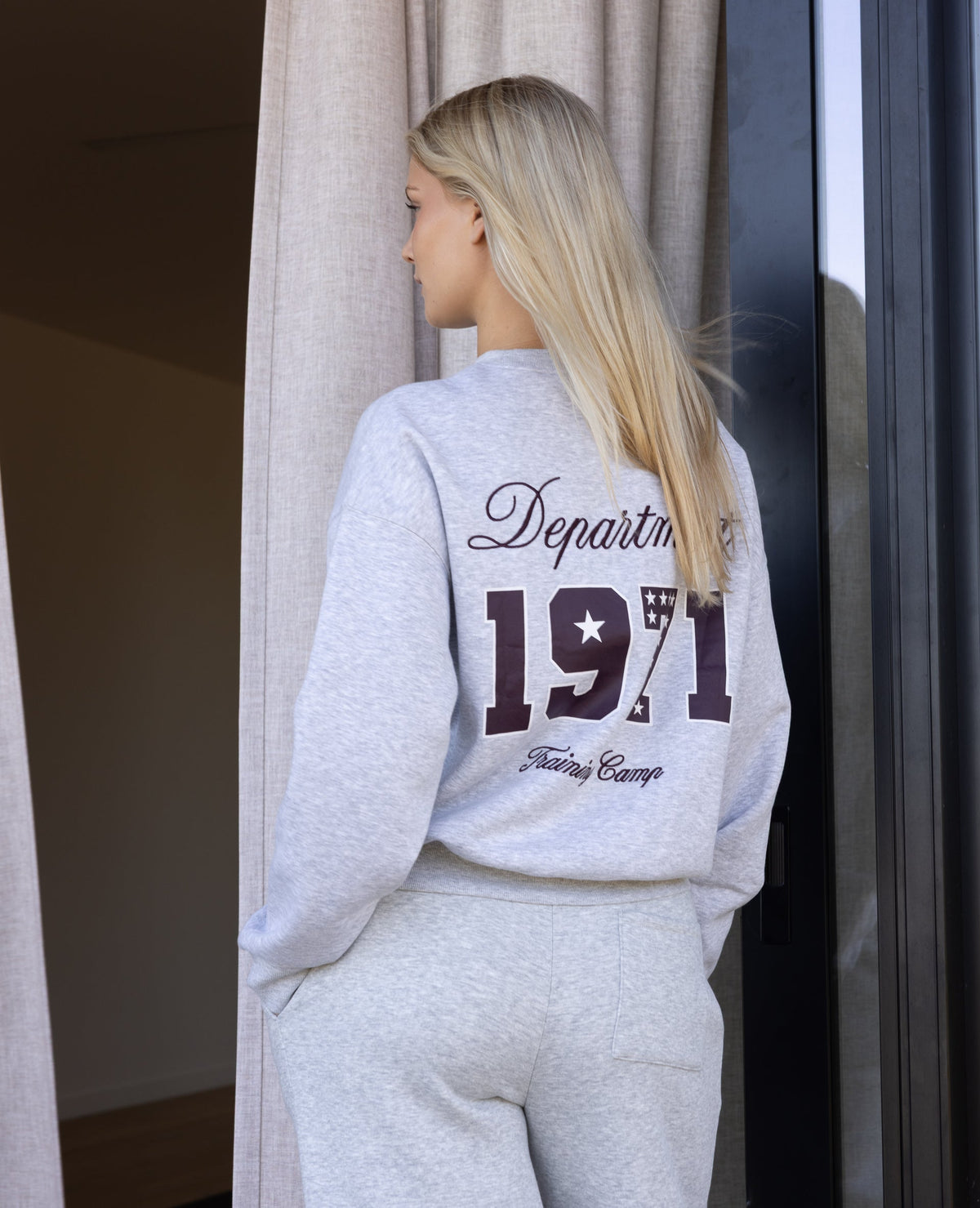 Sweat oversize avec prints et broderies