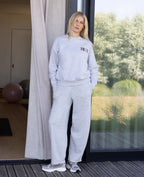 Sweat oversize avec prints et broderies