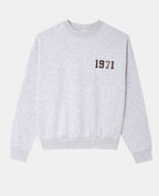Sweat oversize avec prints et broderies
