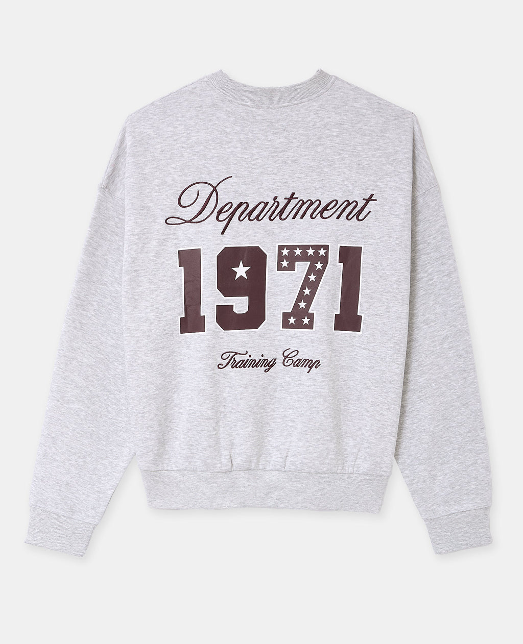 Sweat oversize avec prints et broderies