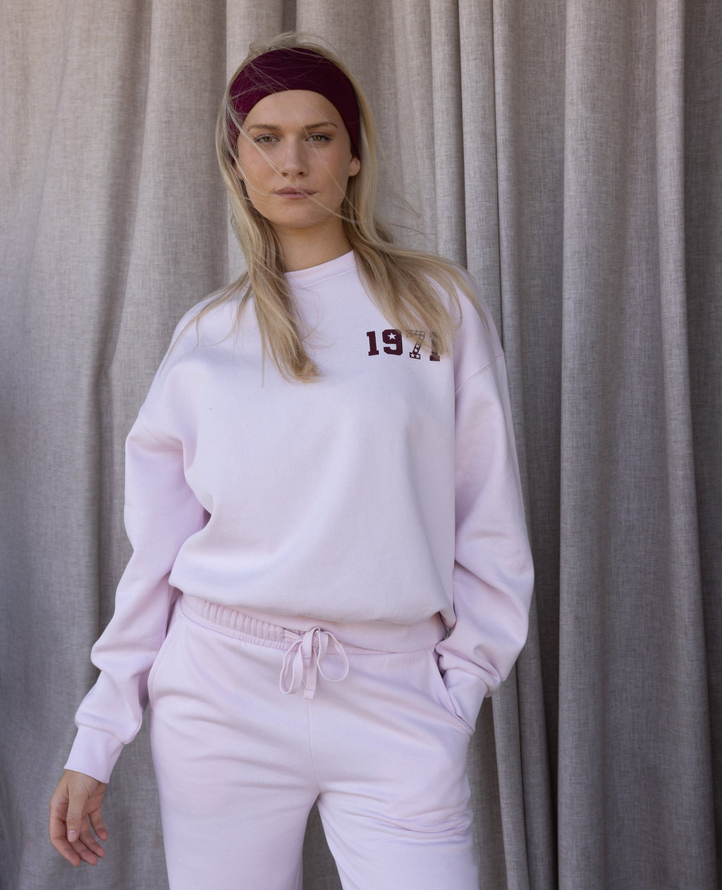 Sweat oversize avec prints et broderies