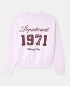 Sweat oversize avec prints et broderies