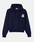 Sweat molleton capuche avec prints ourson