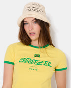 T-shirt ajusté BRAZIL