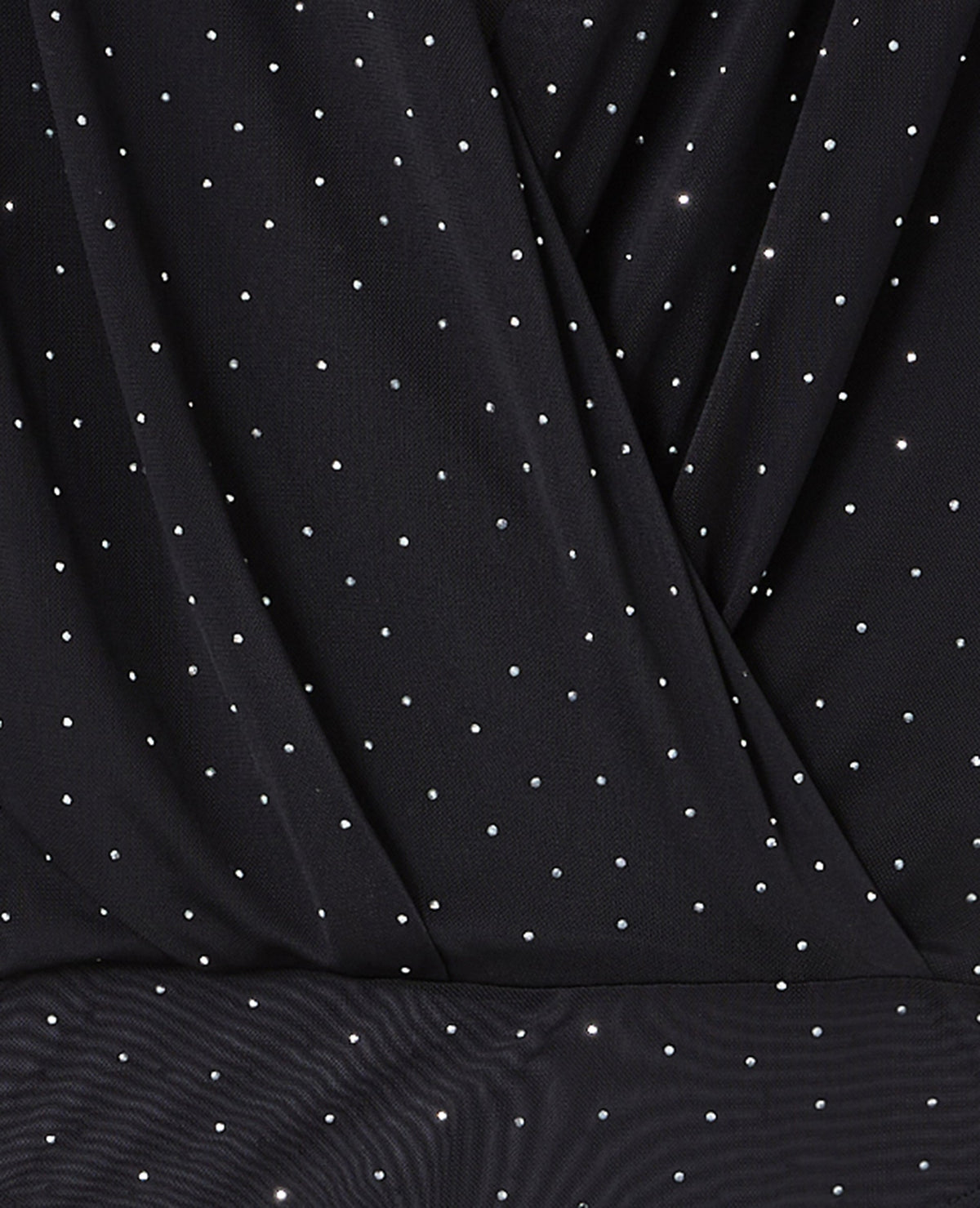 Body sans manches en voile avec strass