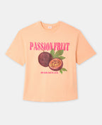 T-shirt oversize avec print PASSION FRUIT devant