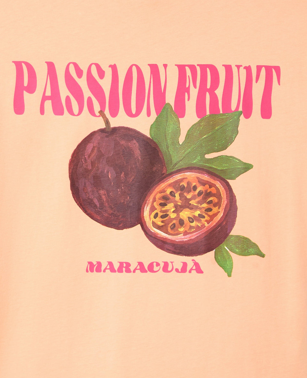 T-shirt oversize avec print PASSION FRUIT devant