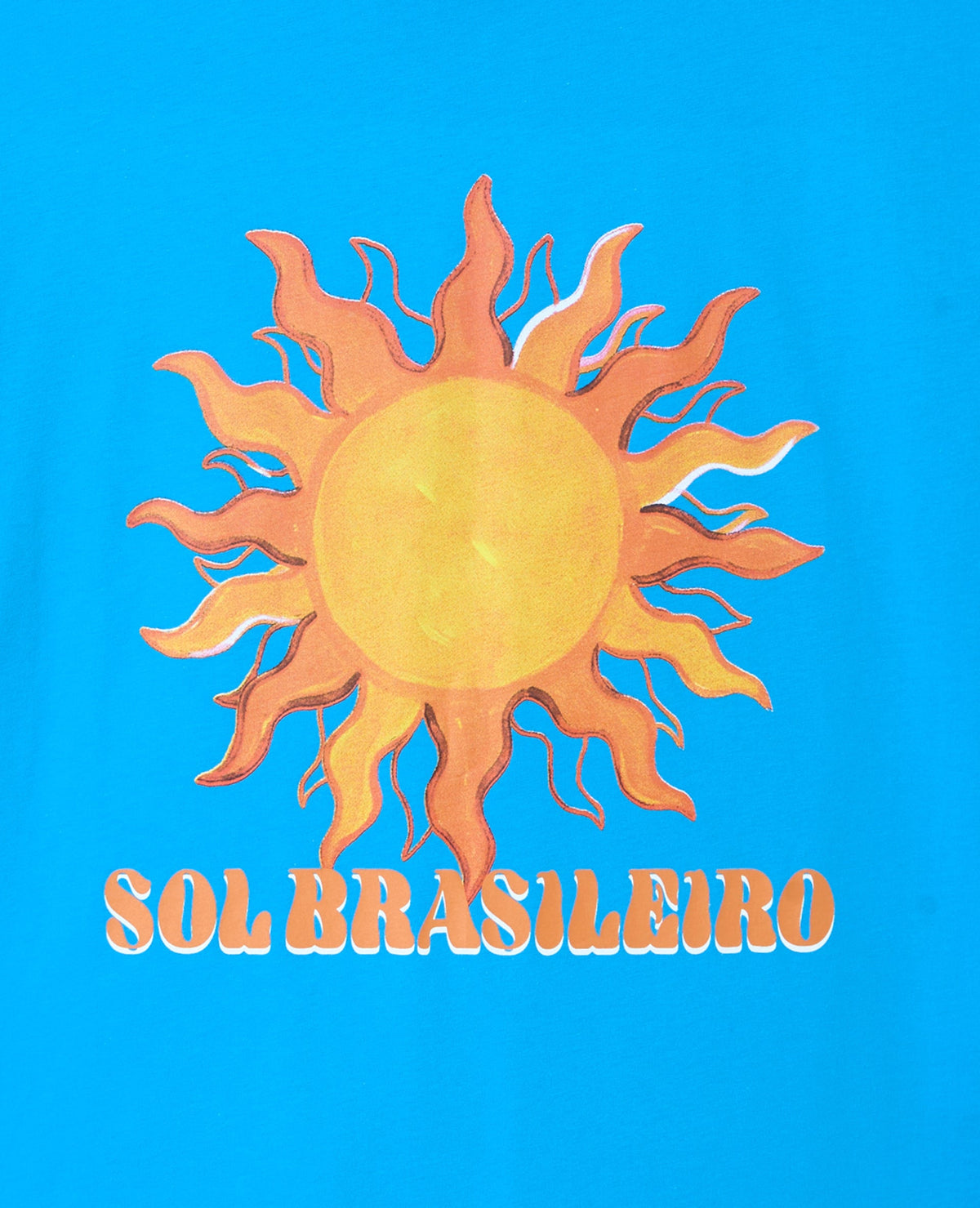 T-shirt oversize avec print SOL BRASILEIRO devant