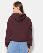Sweat zippé capuche avec bandes et étoiles