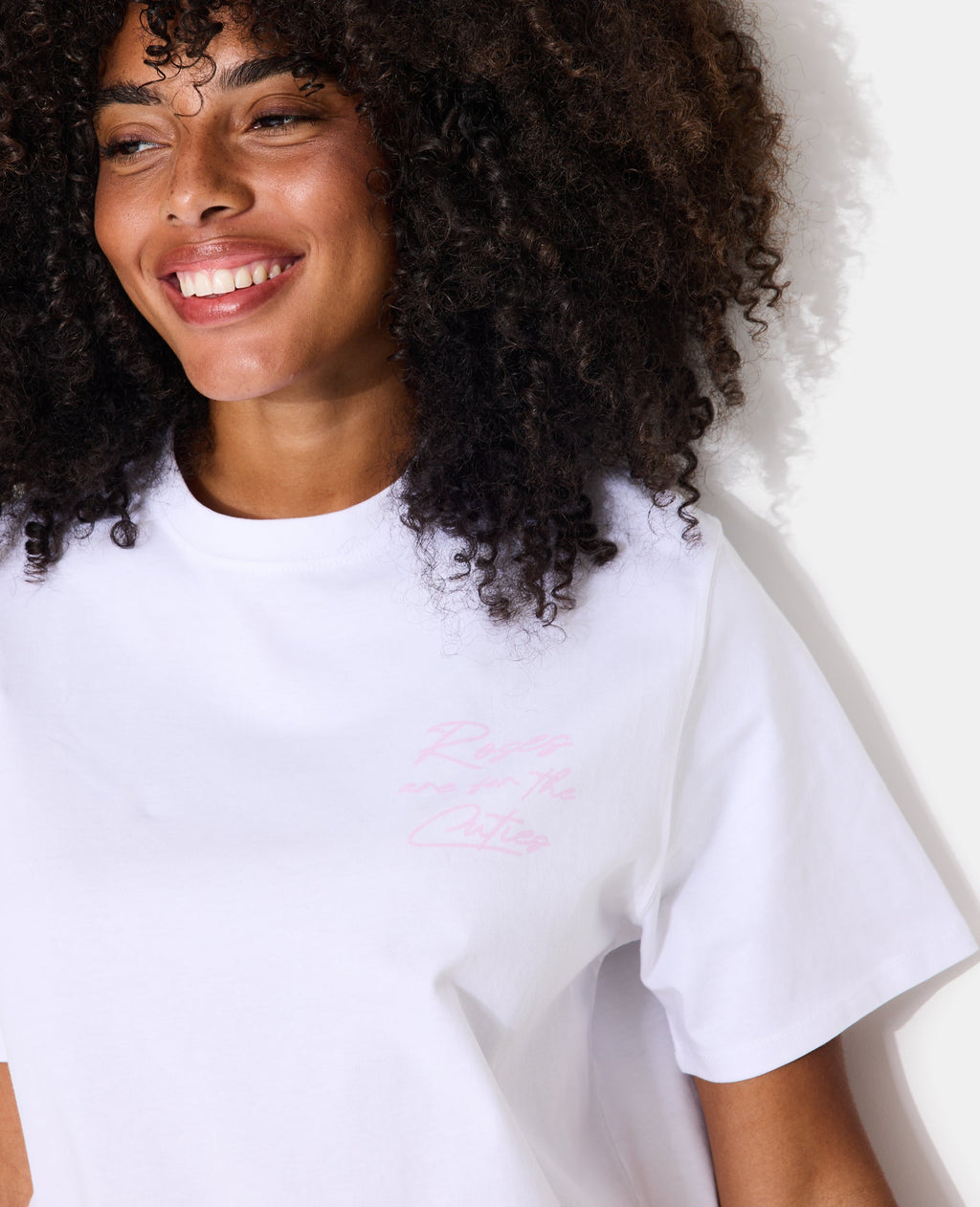 T-shirt oversize avec print poitrine et dos