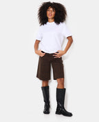 T-shirt oversize avec print poitrine et dos