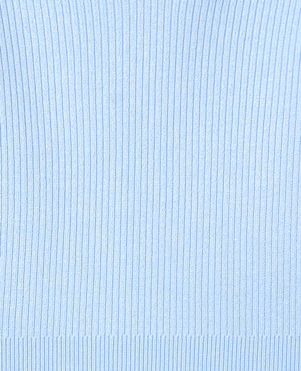 Pull fin col V en maille côtelée