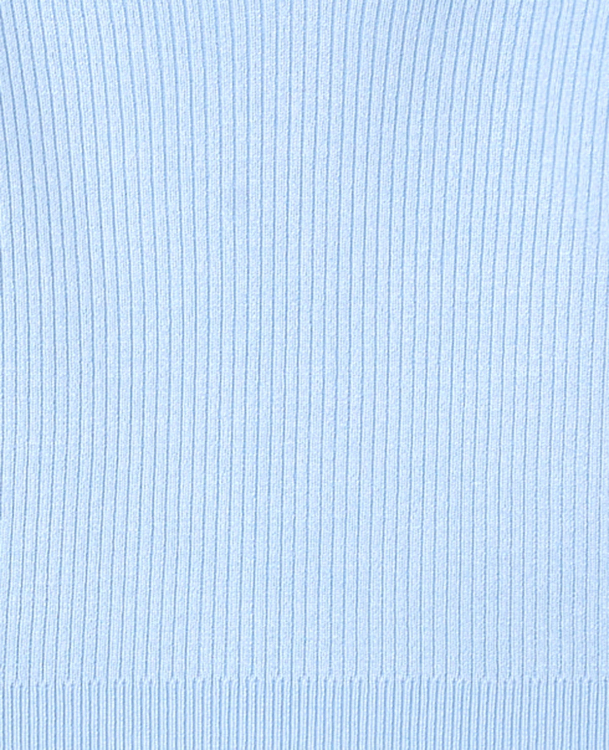 Pull fin col V en maille côtelée