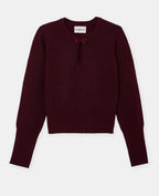 Pull avec goutte et boutonnière façon brandebourg