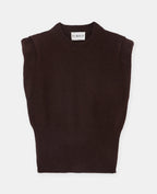 Pull sans manches avec épaulettes