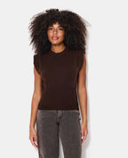 Pull sans manches avec épaulettes