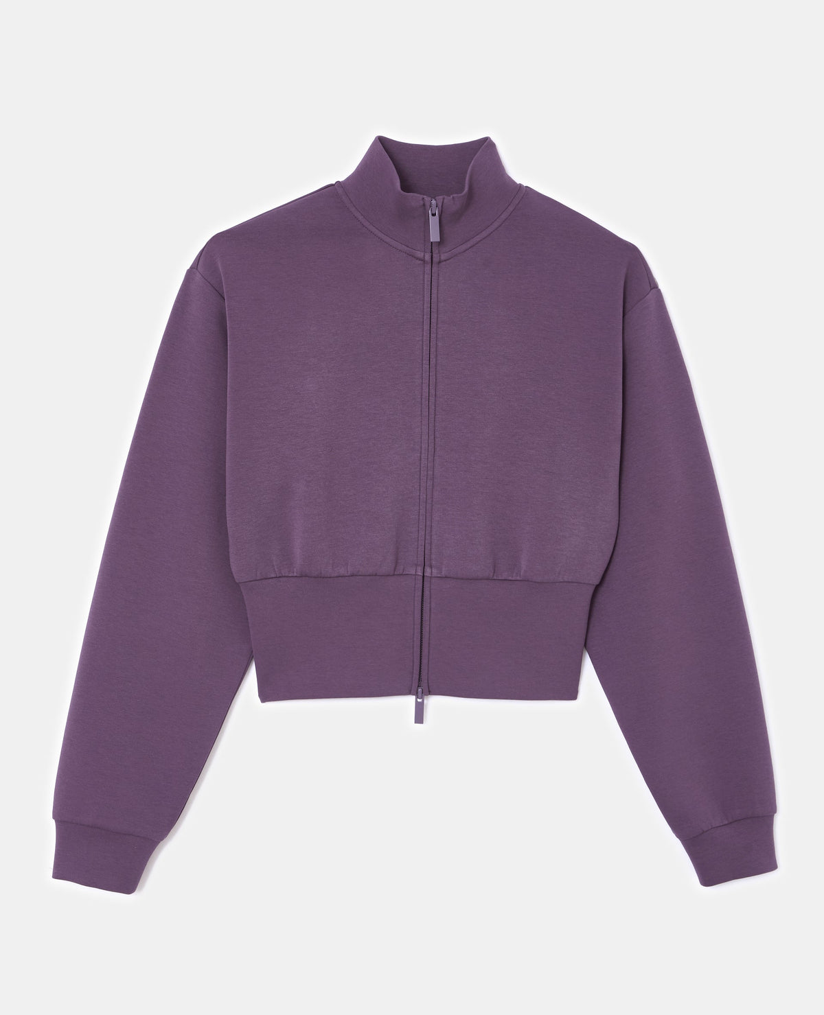 Veste zippée col montant avec taille resserrée