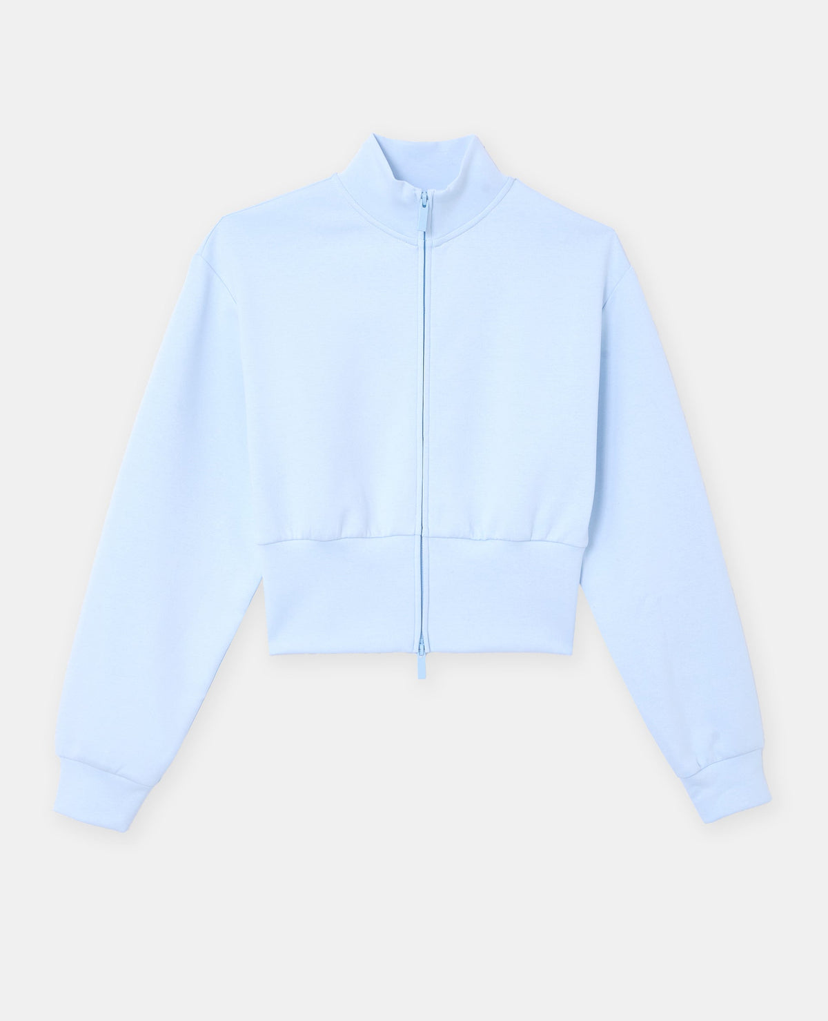 Veste zippée col montant avec taille resserrée
