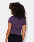 T-shirt ajusté avec print étoile léopard