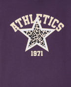 T-shirt ajusté avec print étoile léopard