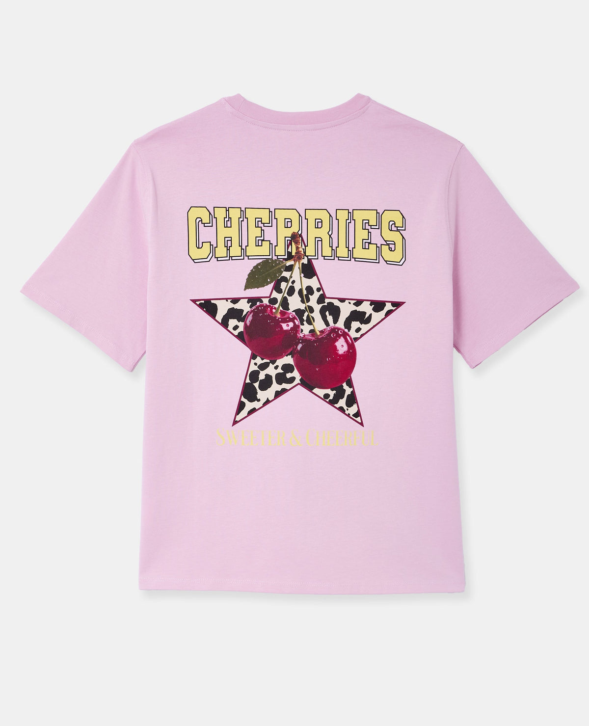 T-shirt oversize avec print poitrine et dos