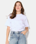 T-shirt oversize avec print poitrine et dos