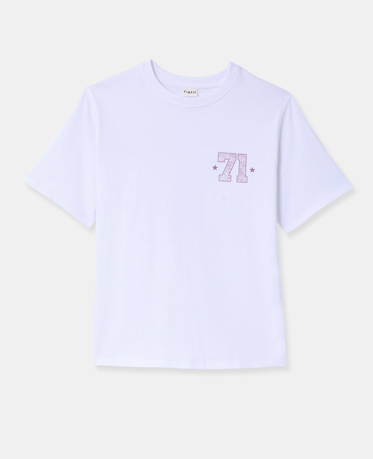 T-shirt oversize avec print poitrine et dos