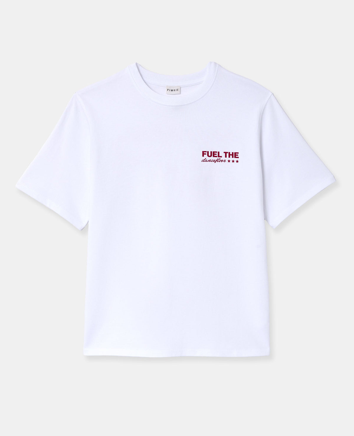 T-shirt oversize avec print poitrine et dos