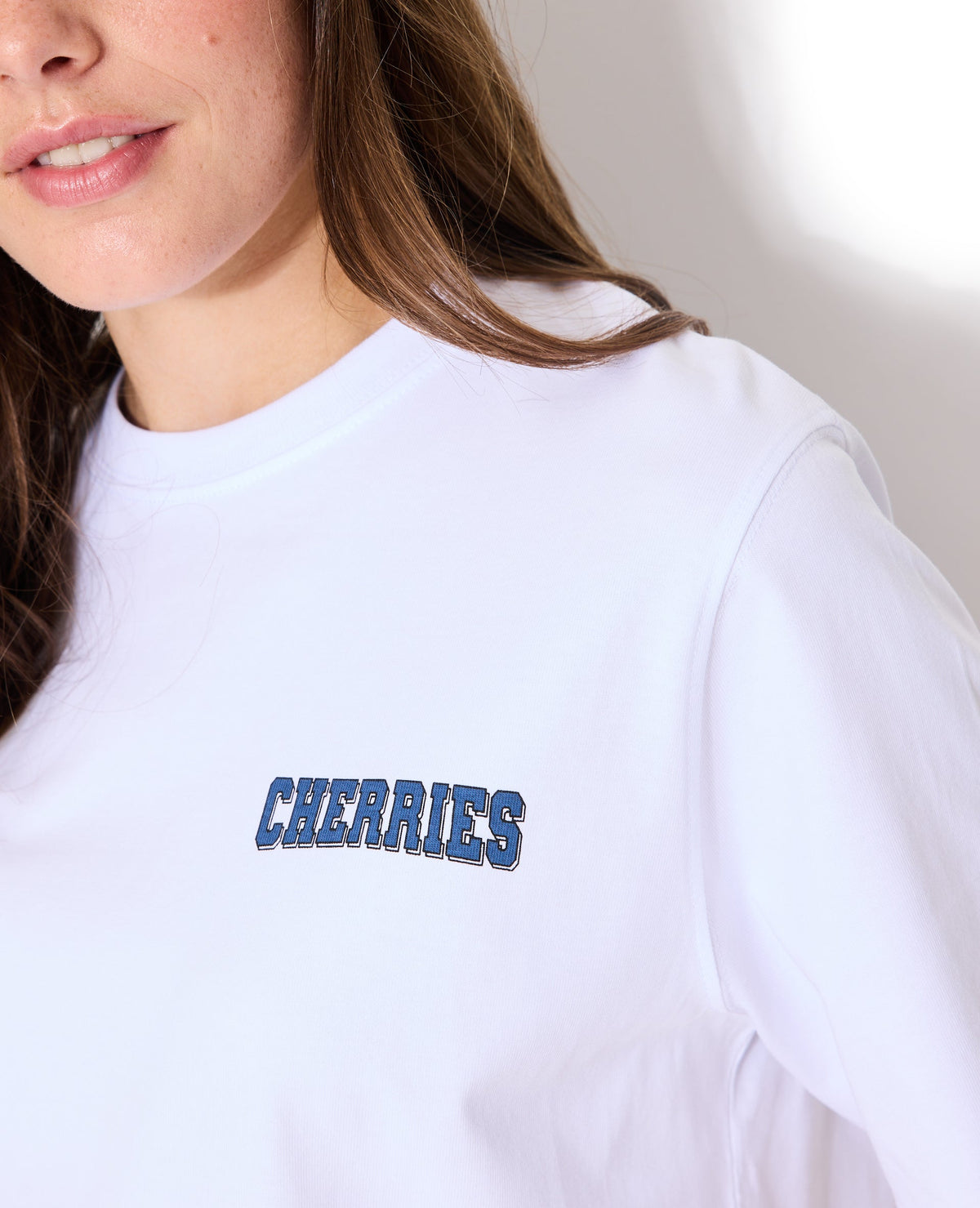 T-shirt oversize avec print poitrine et dos