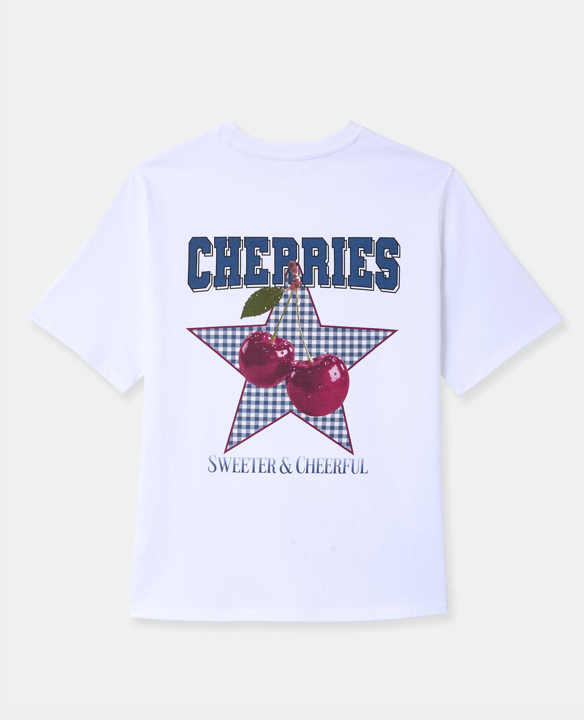 T-shirt oversize avec print poitrine et dos
