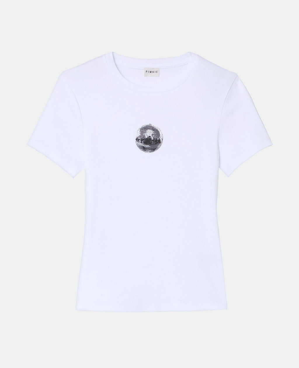 T-shirt ajusté avec print boule à facettes