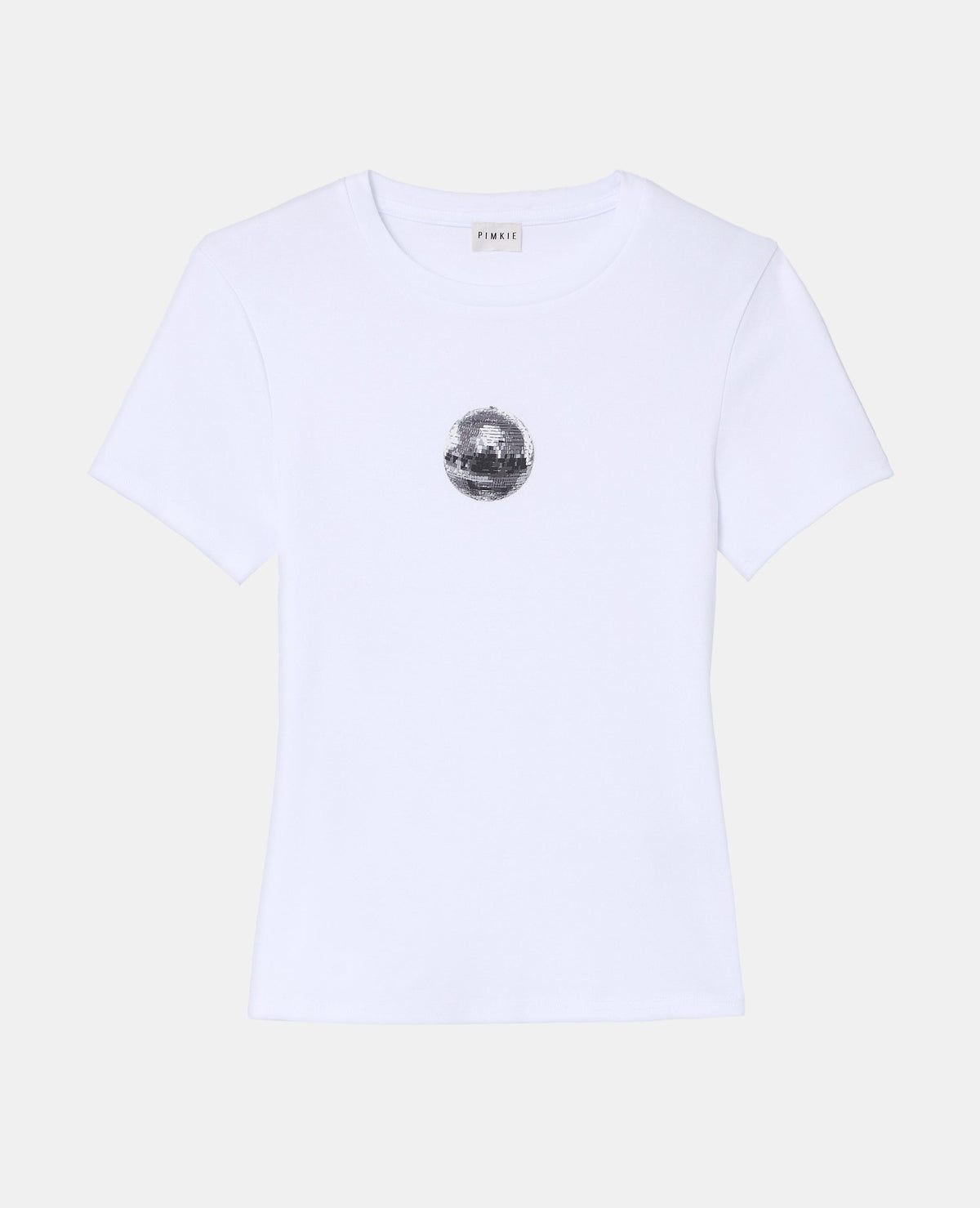 T-shirt ajusté avec print boule à facettes