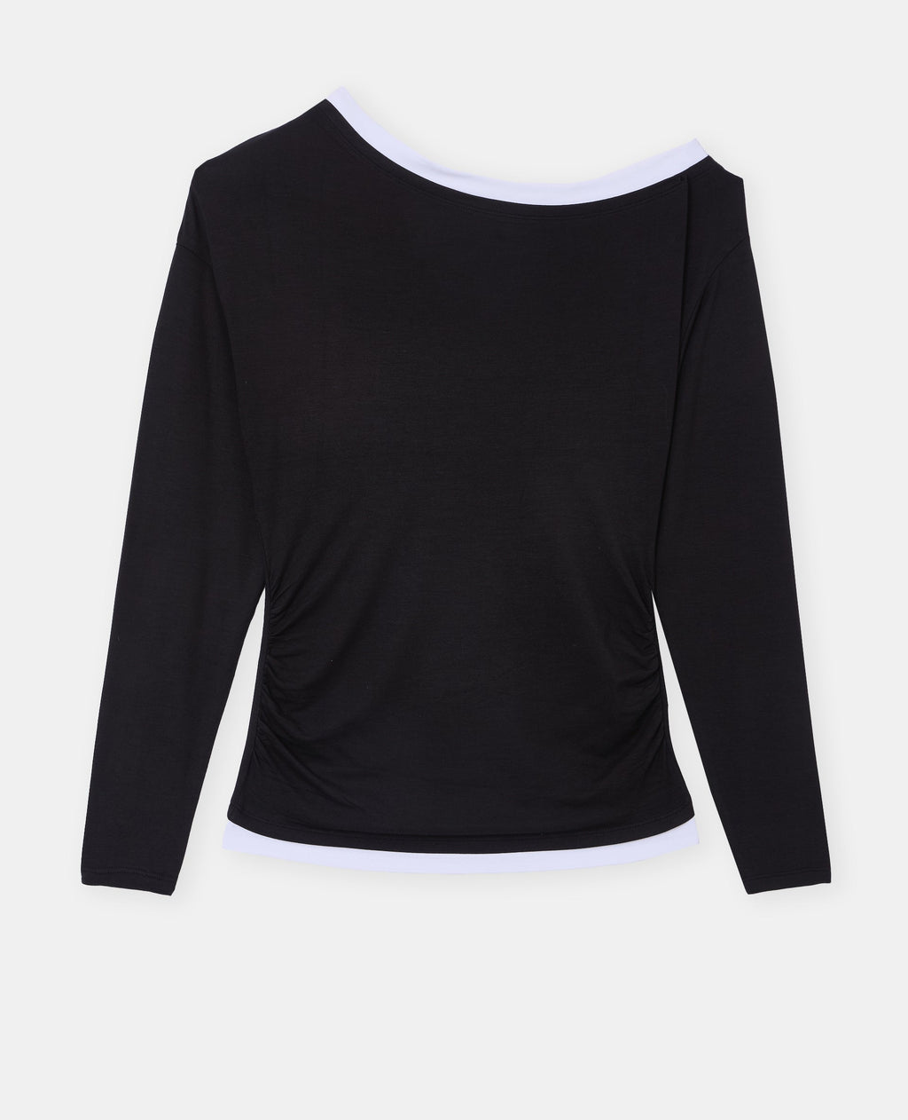 T-shirt manches longues effet superposé