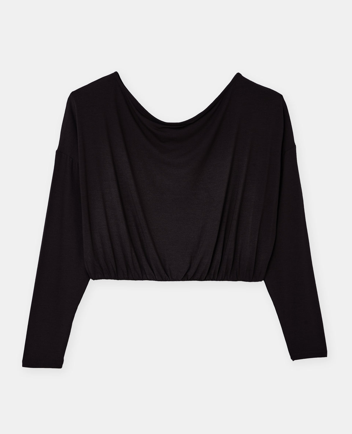T-shirt manches longues taille resserrée