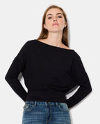 T-shirt manches longues taille resserrée