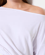 T-shirt manches longues taille resserrée