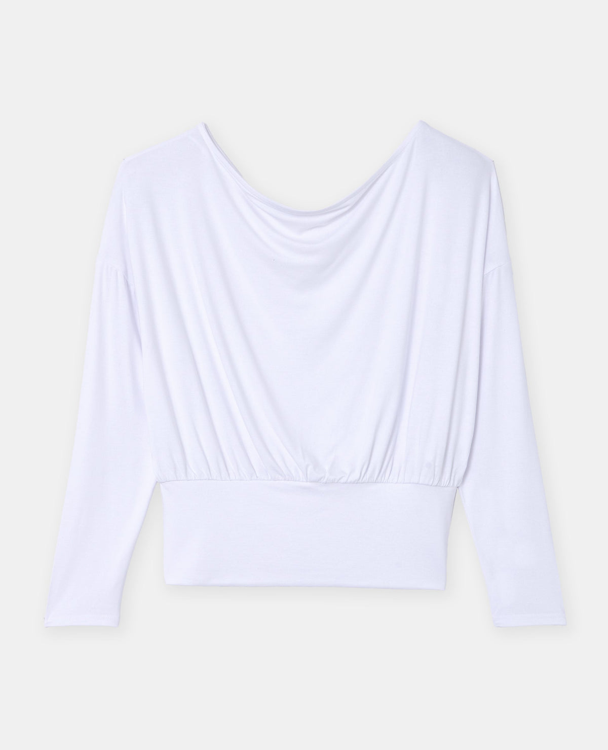 T-shirt manches longues taille resserrée