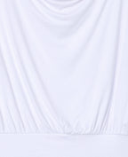 T-shirt manches longues taille resserrée