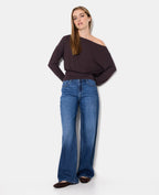 T-shirt manches longues taille resserrée