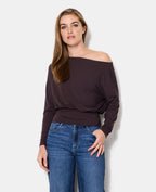 T-shirt manches longues taille resserrée