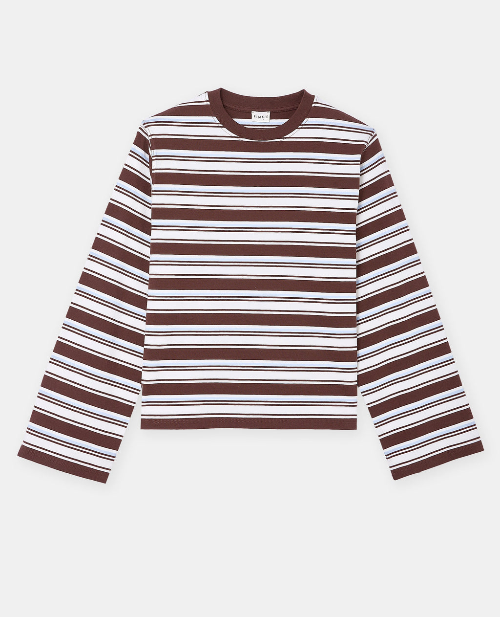 T-shirt rayé manches longues
