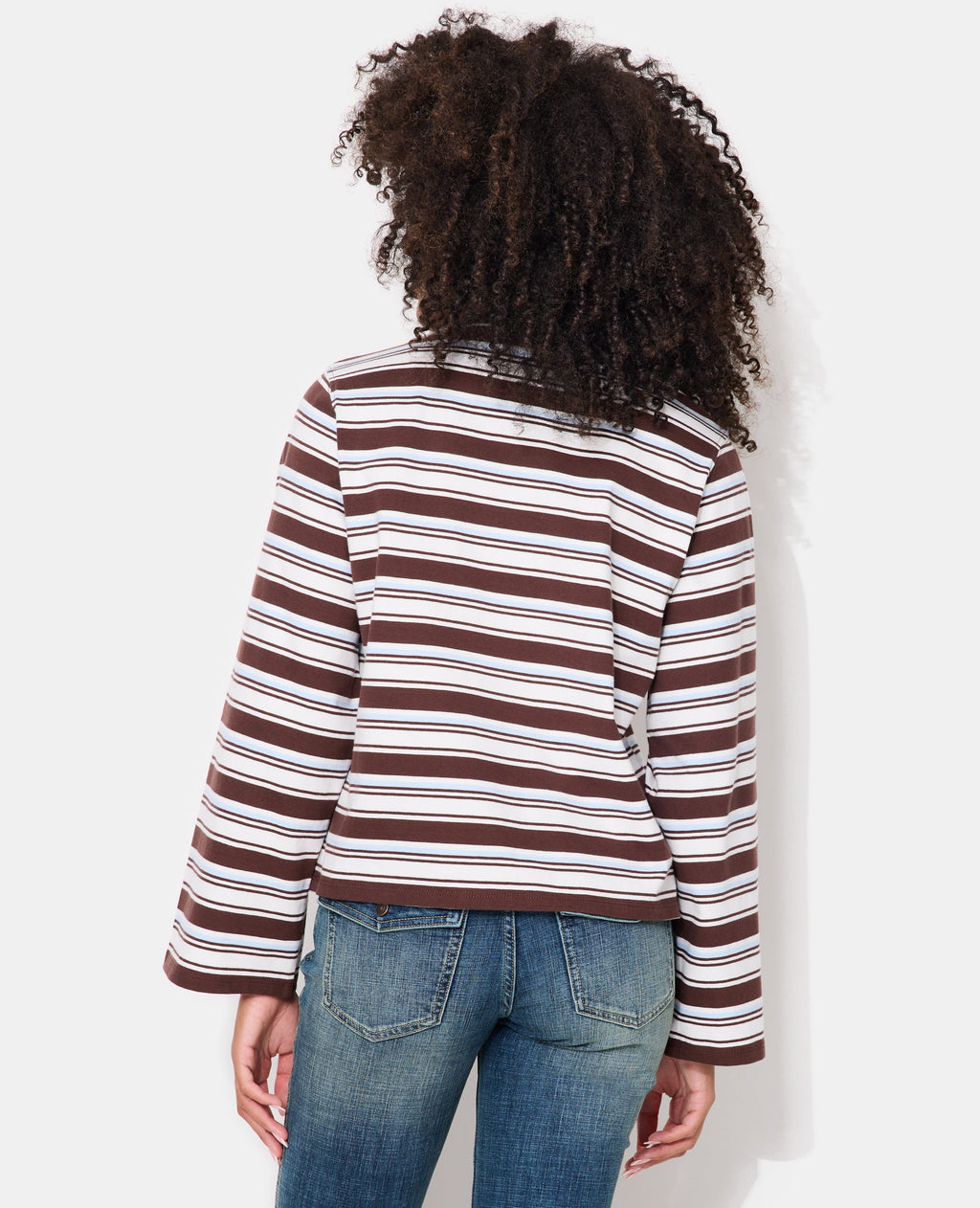T-shirt rayé manches longues