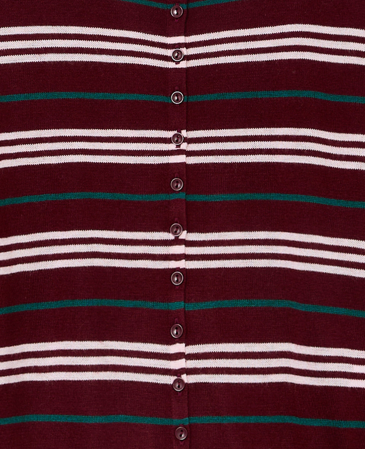 Gilet maille fine col rond avec rayures