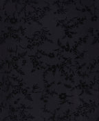 T-shirt manches longues en résille fleurs velours